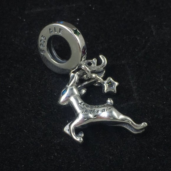 Pandora Magical Christmas Reindeer Dangle Charm - Picture 2 of 4